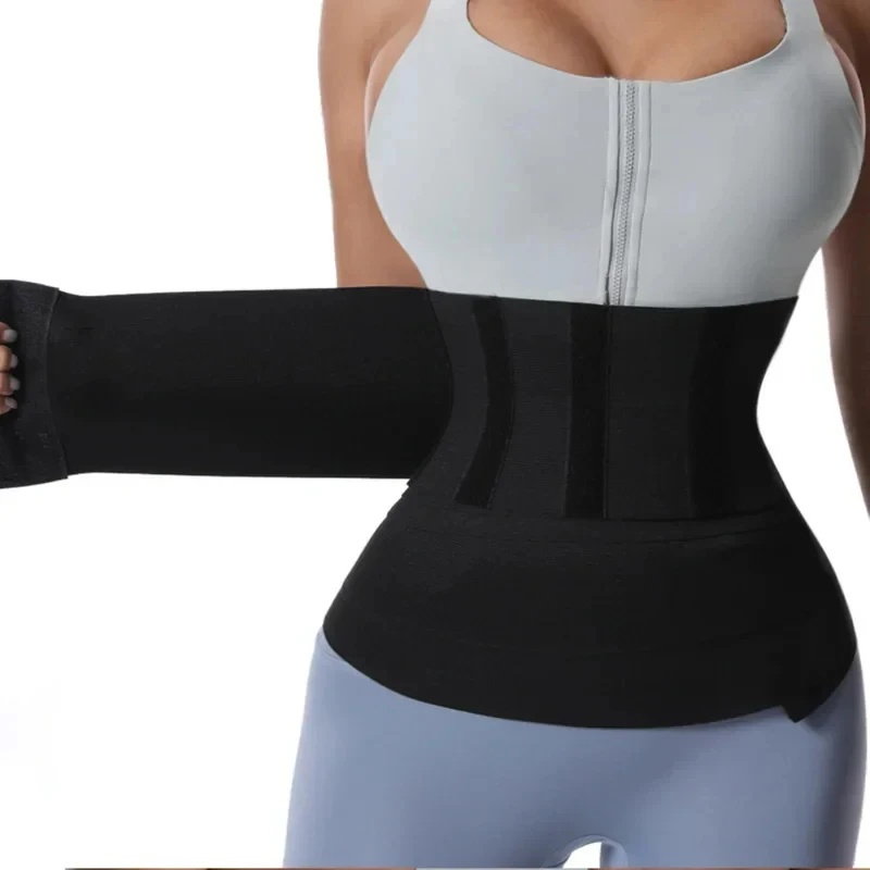 Shapewear Bodysuit Firm - 1/2개입 붕대 랩 트리머 벨트 허리