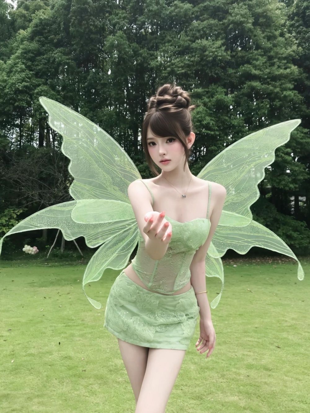Y2K 스파이시 걸 레이스 스트랩 캐미 크롭탑 + 하이 - Cami Top Lace 리뷰 및 가격