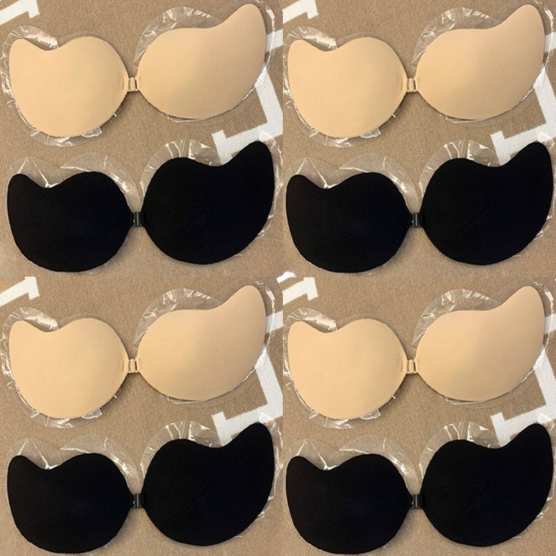 1/2쌍 푸쉬업 인비저블 브라 여성용 스트랩리스 백리스 - Silicone Bra Adhesive 리뷰 및 가격