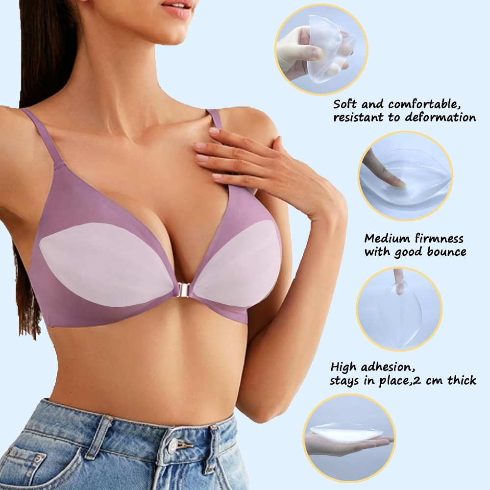 접착식 실리콘 브라 패드 - 강화된 리프트 및 형태를  - Push Up Bra Padded 리뷰 및 가격
