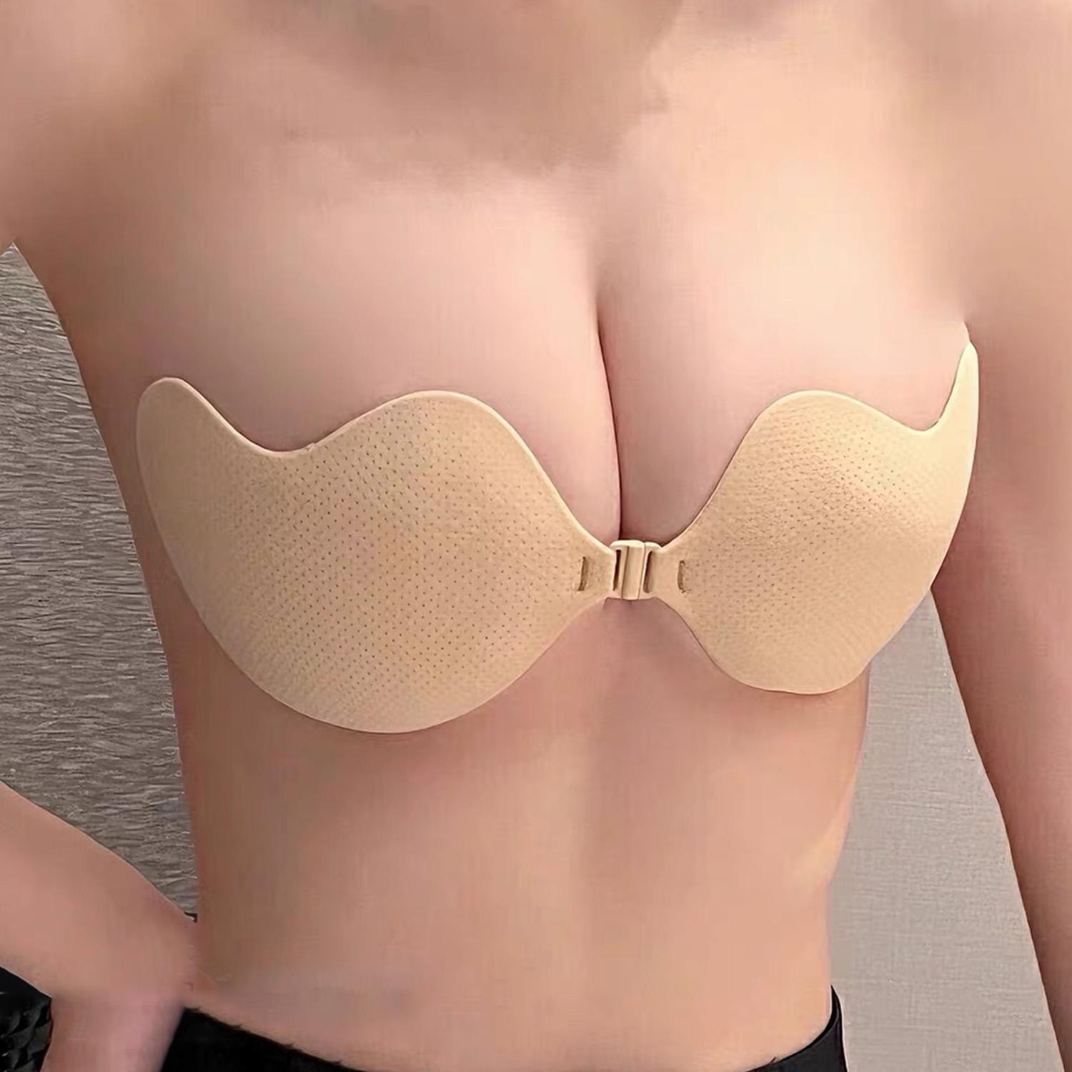 여성용 백리스 인비저블 푸쉬업 브라, 스트랩리스 브라, - Push Up Bra Padded 리뷰 및 가격