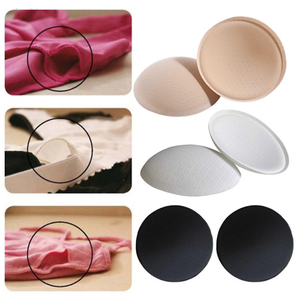 1쌍의 라운드 스펀지 푸쉬업 브라 패드 여성용 라텍스  - Push Up Bra Padded 리뷰 및 가격