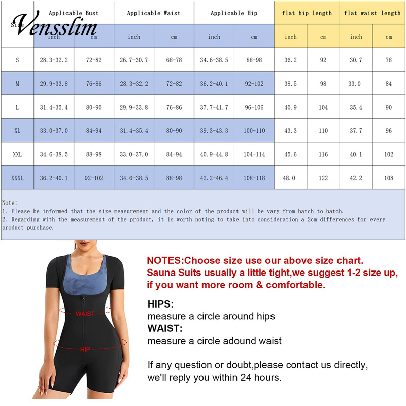 Vensslim 풀 바디 셰이퍼 사우나 스웨트 슈트 여 - Shapewear Bodysuit Firm 리뷰 및 가격