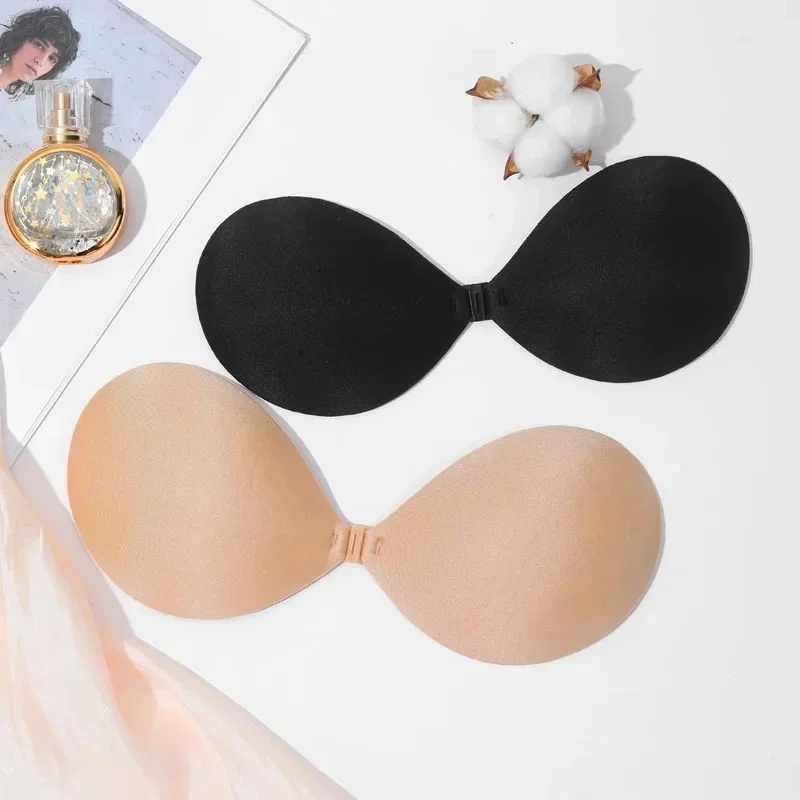 1/2/4개입 여성용 브라, 보이지 않는 푸쉬업 브라, - Silicone Bra Adhesive 리뷰 및 가격
