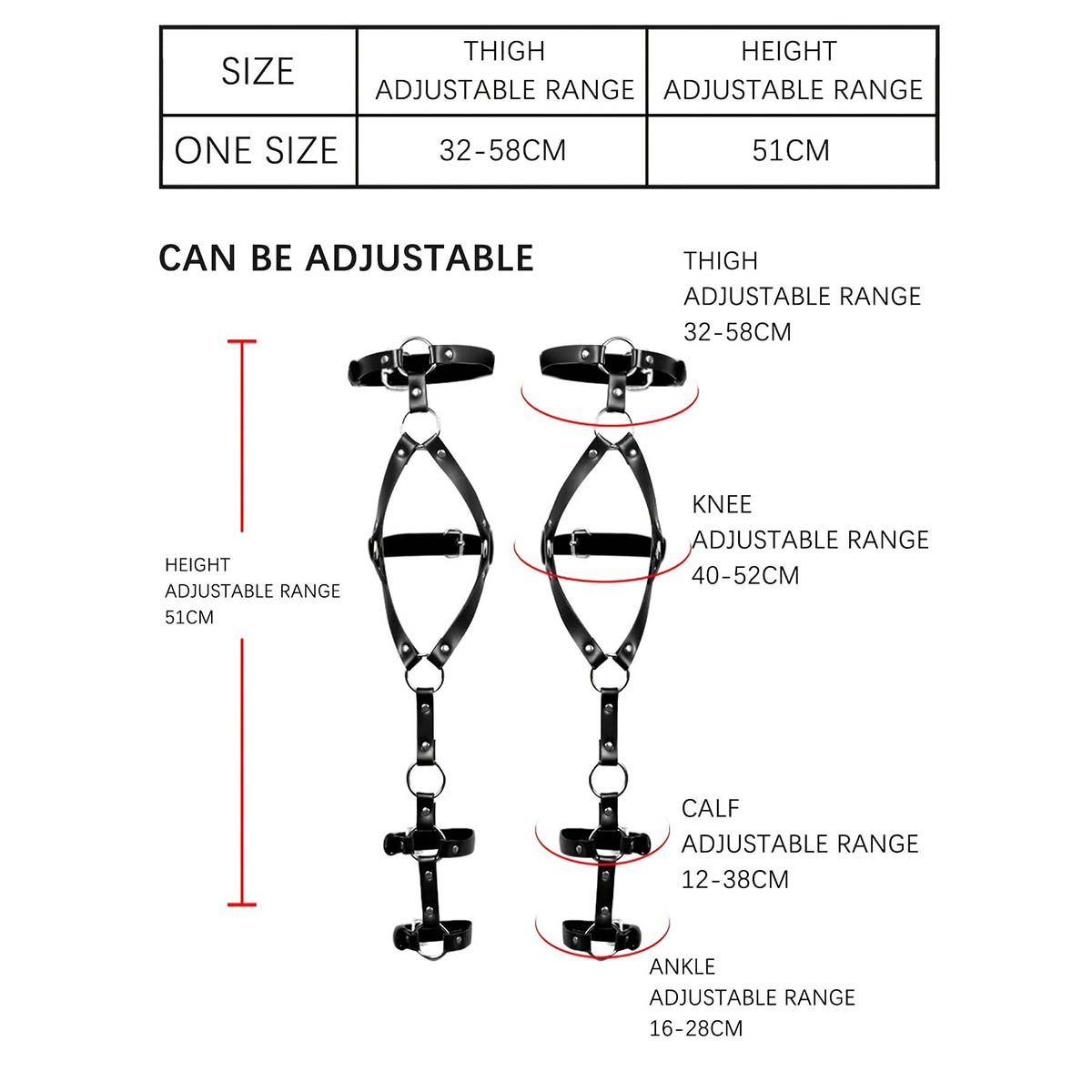 섹시한 BDSM 허벅지 가터 가죽 란제리 페티쉬 여성  - Garter Belt Set 리뷰 및 가격