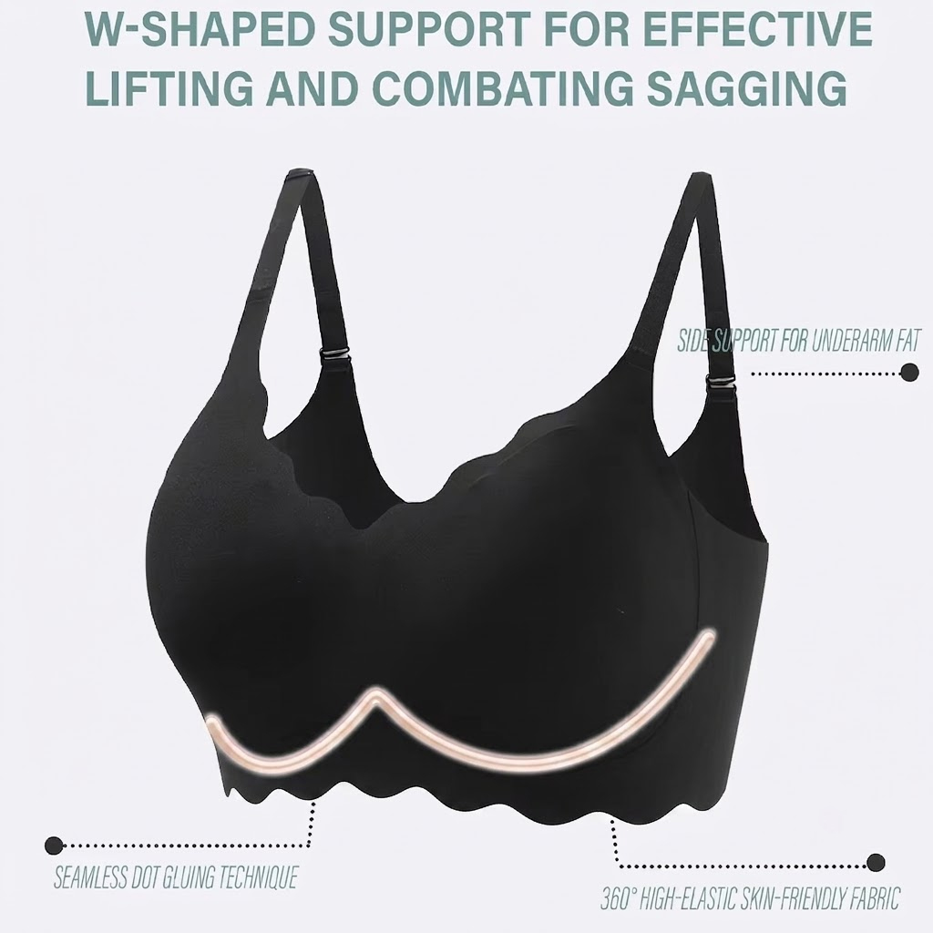 심리스 무선 서포트 브라, 푸쉬업, 편안하고 부드러운  - Bralette Wireless Soft 리뷰 및 가격